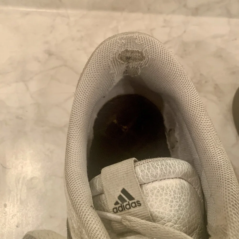 Adidas Sneakers Men's 10 Shoes White Blue Stripes - Picture 14 of 15